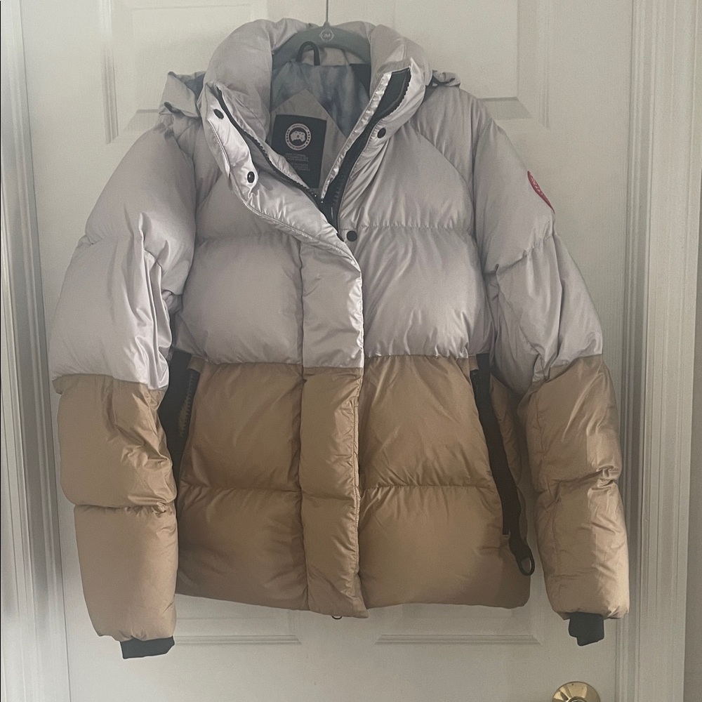 Canada Goose Arctic Program Jacket - Light Gray / Sandstone